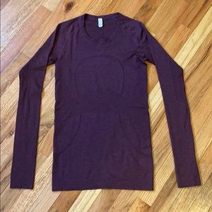 Lululemon Swiftly Tech Long Sleeve Size 6 Purple